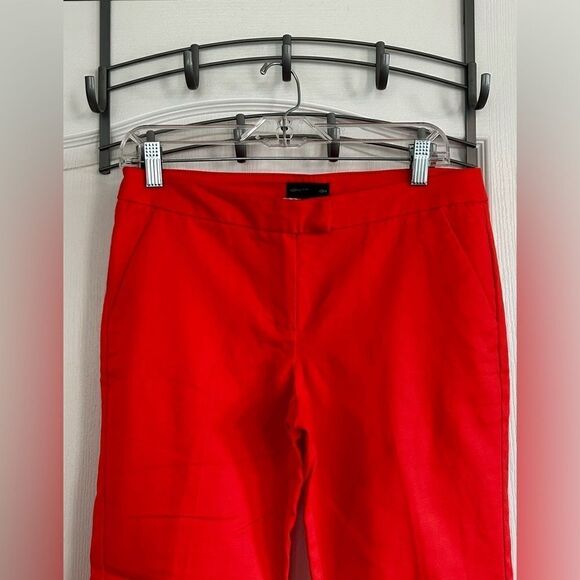 Adrianne Vitadini Dress Pants ankle Size 4 Coral pink stretch - Picture 5 of 13
